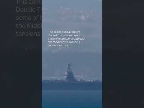 Watch: World’s biggest warship heads towards Iran