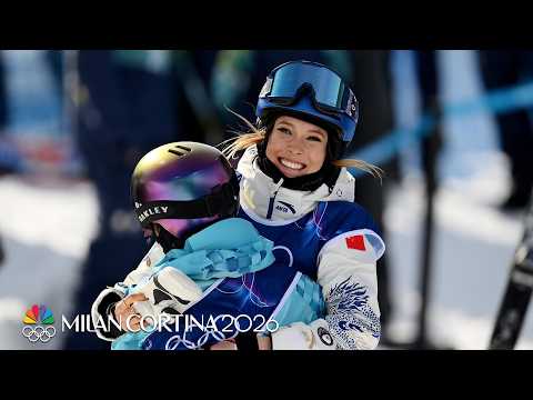 Eileen Gu defends gold as China goes tops in freeski halfpipe | Winter Olympics 2026 | NBC Sports