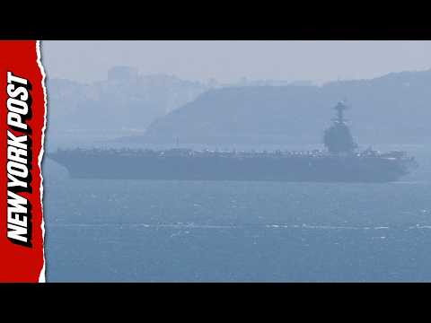 USS Gerald R. Ford Spotted in Mediterranean Sea as Iran Strike Fears Grow