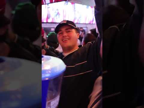 Hockey fans celebrate USA’s victory against Canada #shorts