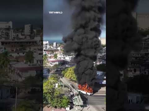 Cars set ablaze across Mexico following killing of drug lord ‘El Mencho’