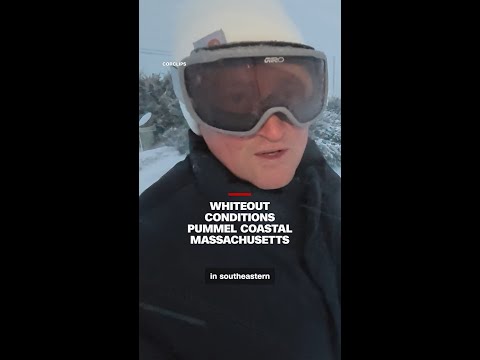 Whiteout conditions pummel coastal Massachusetts