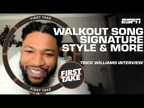 Trick Williams reflects on electric WWE entrance ⚡ ‘It’s lightning in a bottle!’ | First Take