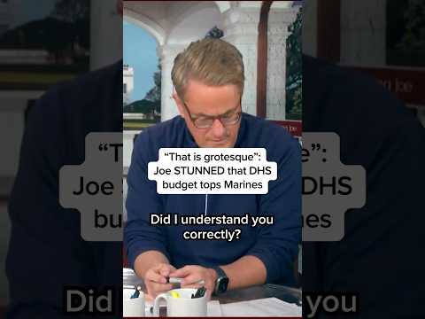 ‘That is grotesque’: Joe STUNNED that DHS budget tops Marines