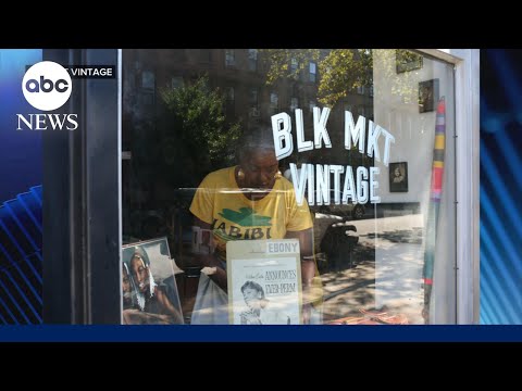 This vintage store specializes in Black history