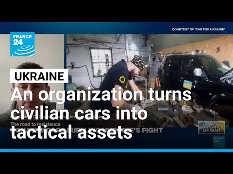 Four years of war in Ukraine: An organization turns civilian cars into tactical assets • FRANCE 24