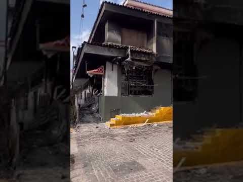 Scorched Buildings and Torched Cars: Chilling Aftermath of Mexico’s Cartel Violence #shorts