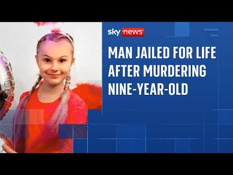 Stranger who stabbed girl, 9, in the heart as she played outside mum’s shop jailed for life