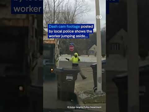 This traffic stop fugitive was found hiding in a trash can in Ohio | DW News