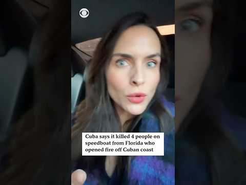 Cuba says it killed 4 people on speedboat from Florida who opened fire in local waters #shorts