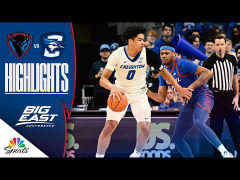 DePaul vs. Creighton | COLLEGE BASKETBALL HIGHLIGHTS | 2/25/26 | NBC Sports