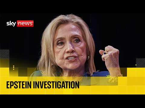 Outside Hillary Clinton’s Epstein testimony before Congress committee