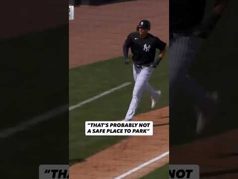 Spencer Jones has INSANE power ☄️ #YANKEES #SPENCERJONES #MLB #SPRINGTRAINING