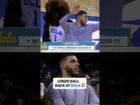 LONZO BALL IS IN THE HOUSE @UCLA 🔥 #UCLA #basketball #lonzoball #nba #Bruins #ncaa