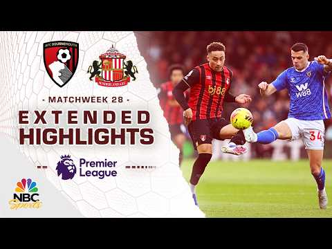 Bournemouth v. Sunderland | PREMIER LEAGUE HIGHLIGHTS | 2/28/2026 | NBC Sports