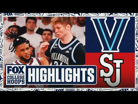 Villanova Wildcats vs. No. 15 St. John’s Red Storm Highlights ๐ FOX College Hoops