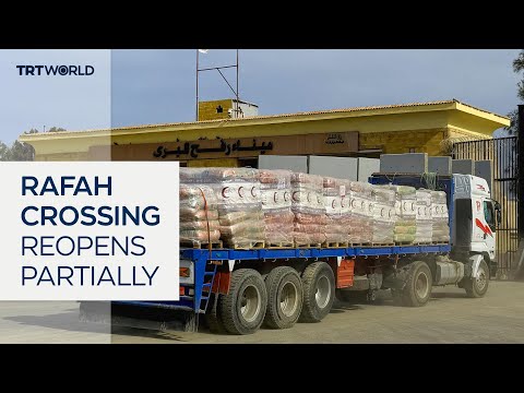 Rafah crossing in Gaza reopens partially after months of closure