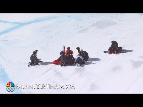 Lindsey Vonn crashes in Olympic women’s downhill at Milan Cortina 2026 | NBC Sports