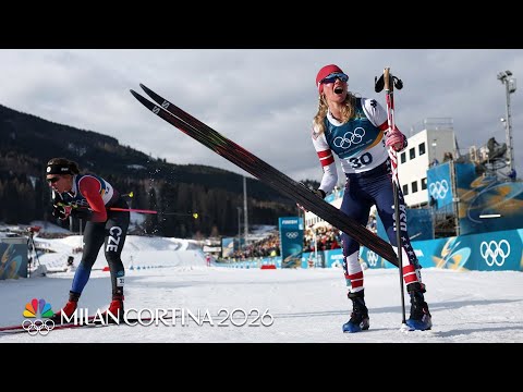 Team USA cross-country women ski to sprint classic quarterfinals | Winter Olympics 2026 | NBC Sports