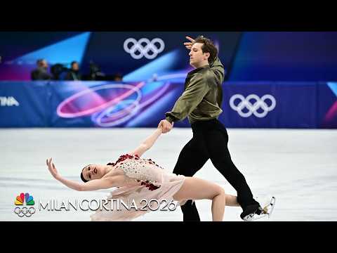 Carreira and Ponomarenko skate CHILLING free dance | Winter Olympics 2026 | NBC Sports