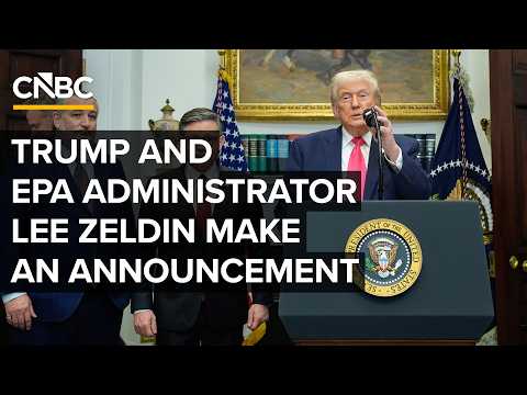 Trump rescinds endangerment finding in an announcement with EPA’s Lee Zeldin — 2/12/26
