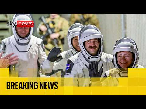 NASA SpaceX Crew-12 mission space launch | Live coverage
