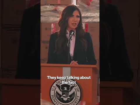 Noem Blasts Dems Opposing DHS Funding ‘Wrong Message to the World’ #shorts