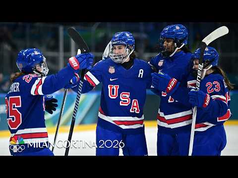 Megan Keller gets Team USA hockey on the board first over Italy | Winter Olympics 2026 | NBC Sports