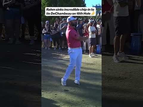 Jon Rahm is HIM 😤 #jonrahm #livgolf #chipin