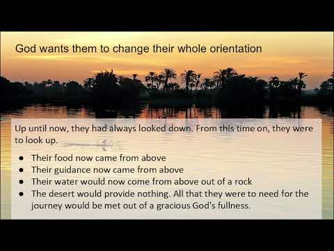 THE ROCK, THE WATER & THE CHRIST OF EXODUS