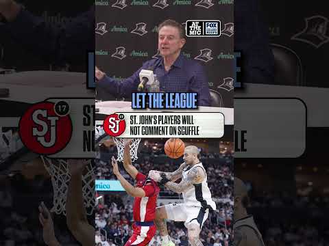 Rick Pitino says St. John’s players will not discuss the Providence altercation #scuffle #cbb