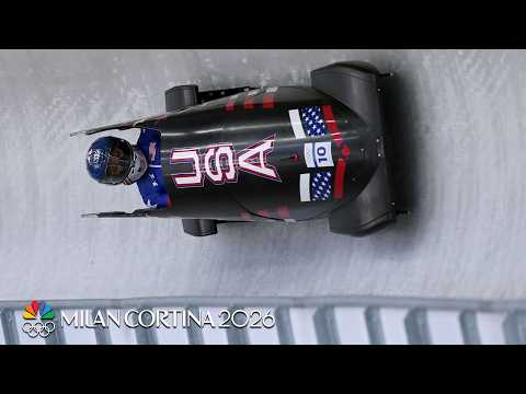 Elana Meyers Taylor, Kaillie Humphries in monobob medal position | Winter Olympics 2026 | NBC Sports