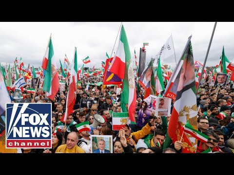 THOUSANDS rally against Iranian government as Trump puts regime on notice