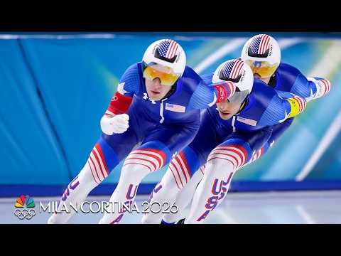 USA trio Dawson, Cepuran, Lehman advance to team pursuit semis | Winter Olympics 2026 | NBC Sports