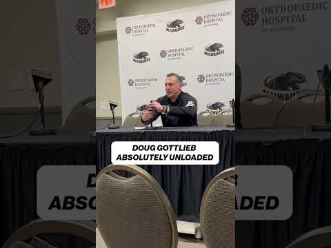 Green Bay HC Doug Gottlieb sounded off on the officiating in Sunday’s game at Milwaukee