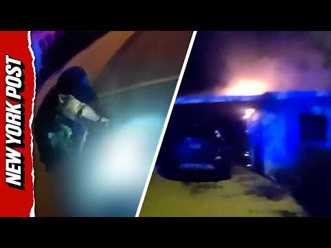 Cop Rushes into Flames, Saves Unconscious Woman