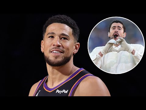 Devin Booker Raises Eyebrows Over Bad Bunny Halftime Show Response