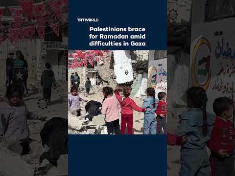 Palestinians brace for Ramadan amid difficulties in Gaza