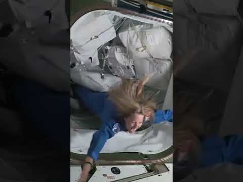 Four new astronauts dock at ISS after previous team was evacuated for a medical emergency #shorts