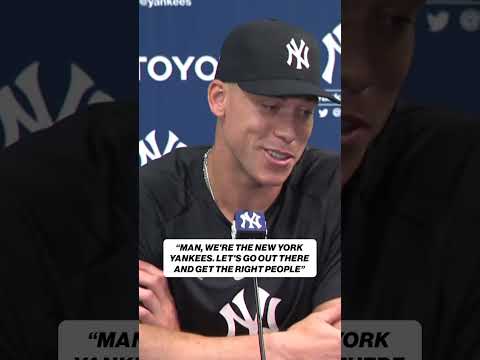 Aaron Judge on how tough the offseason was while watching other teams improve their rosters ⚾️ #mlb