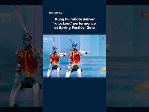 Kung Fu robots deliver ‘knockout’ performance at Spring Festival Gala