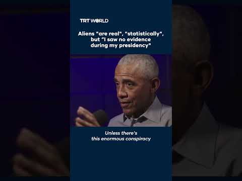 Former US President Obama on whether aliens are real