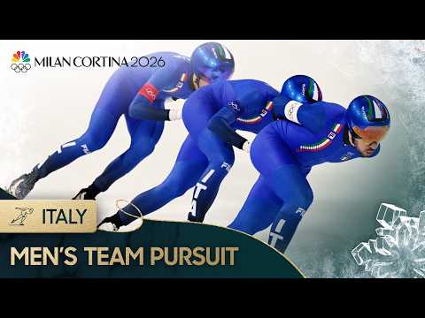 Italy speeds past Team USA to clinch men’s team pursuit gold | Winter Olympics 2026 | NBC Sports