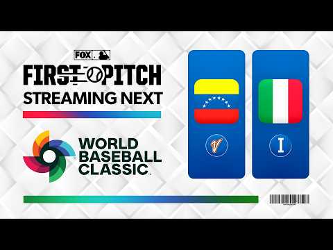 WBC Semifinals: Venezuela vs Italy | First Pitch