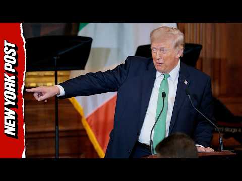 Trump Says Iran Could Take Years To Rebuild As He Praises Ireland Relations