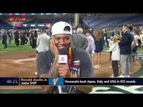 Ronald Acuna Jr. reflects on EMOTIONAL win over USA in WBC title game ๐ | SC with SVP