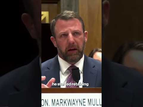 Mullin Chokes Up While Explaining Trump Friendship #shorts