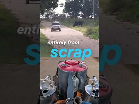Cuban mechanic builds a working charcoal‑powered car amid fuel shortage | DW News