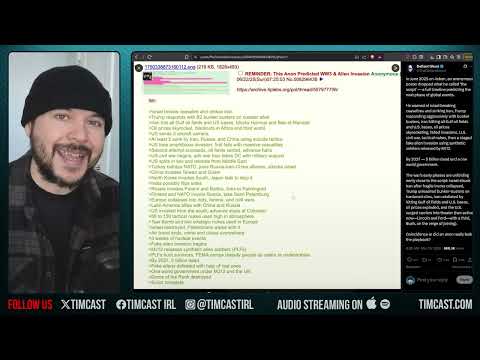4Chan Predicts NUCLEAR WAR And ALIEN INVASION Over Iran War | Tim Pool