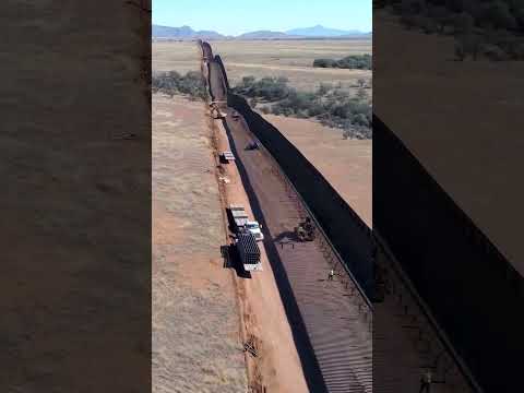 $4.5B ‘Smart Wall’ project along US-Mexico border #shorts